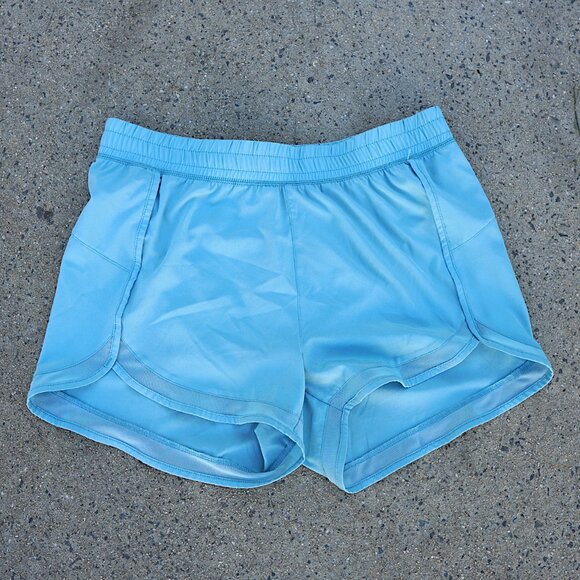 Gaiam Large L Blue Running Shorts with Inner Liner Athletic Mesh - Picture 1 of 7